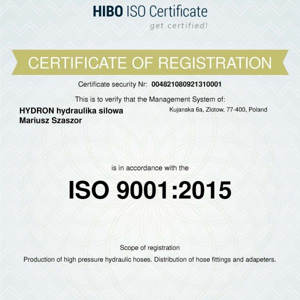 Pobierz certyfikat ISO_9001_2015_HYDRON