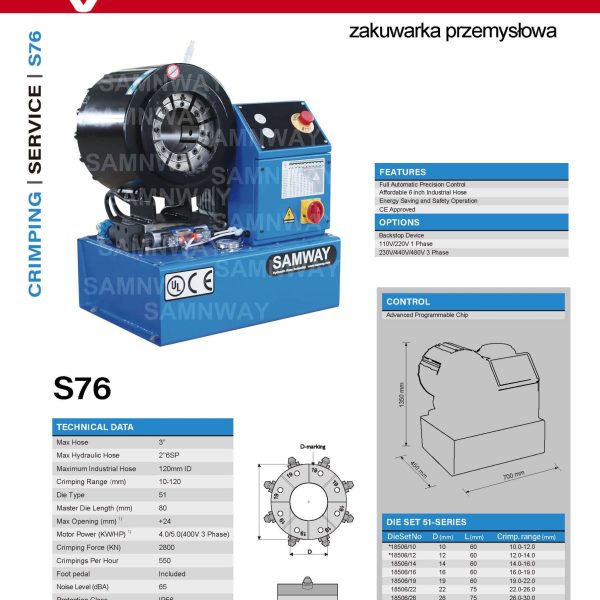 zakuwarka-przemyslowa-samway-S76-industrial-hose-crimping-machine
